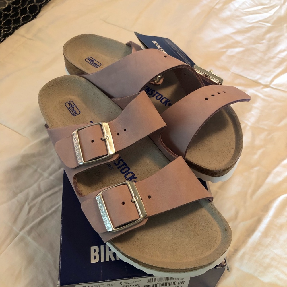 Birkenstock Softbed Arizona Lilac Size 38
